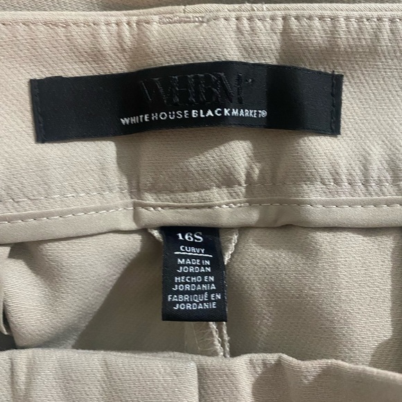 WHBM Khakis, size 16S - Picture 4 of 10